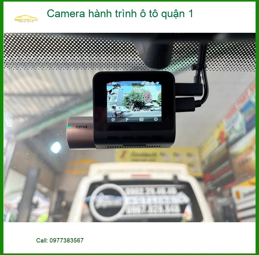 Địa Chỉ Lắp Camera Hành Trình Ô Tô hành trình ô tô quận 1 - Lắp Đặt Uy Tín TPHCM ảnh thực tế 2