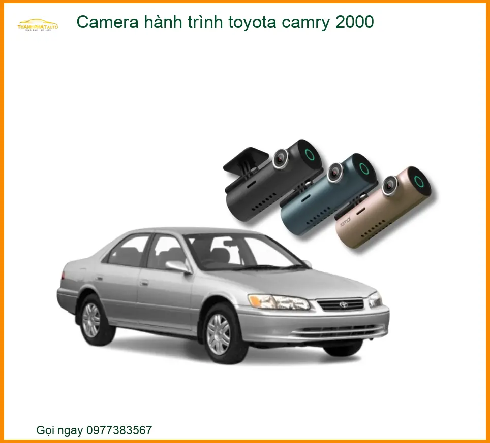 Camera Hành Trình Toyota Camry 2000 - Trung Tâm Lắp Đặt Uy Tín TPHCM