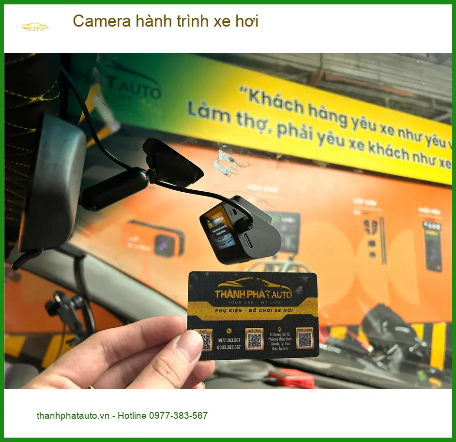 Chị Hằng lắp camera hành trình xe hơi cho Honda CR-V tại Quận 5 ảnh thực tế 5