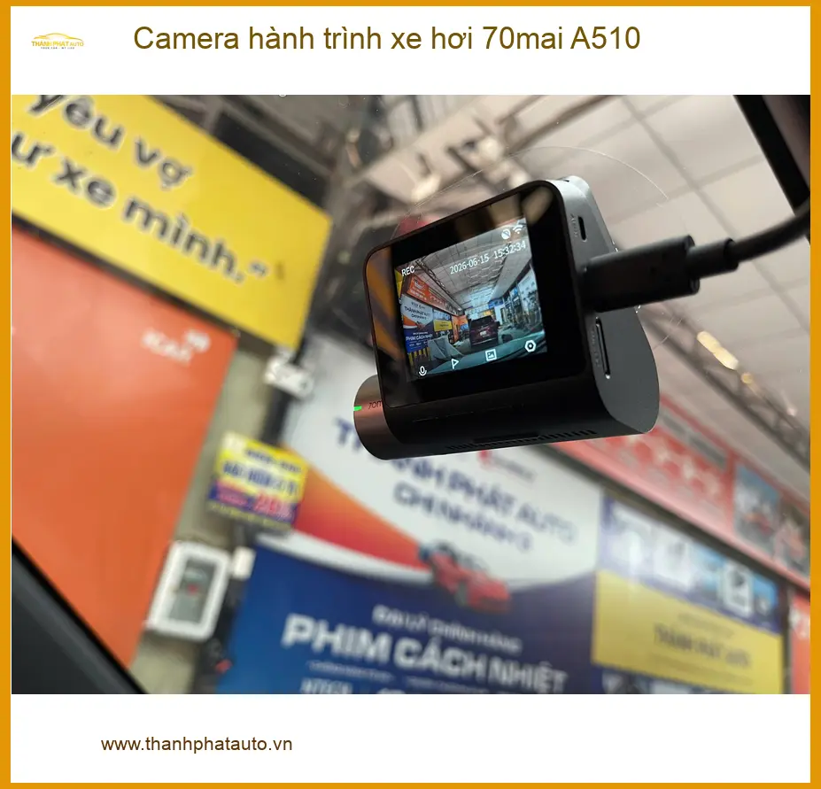 Anh Duy lắp Camera hành trình 70mai A510 tại Quận Huyện Cần Giờ ảnh thực tế 2
