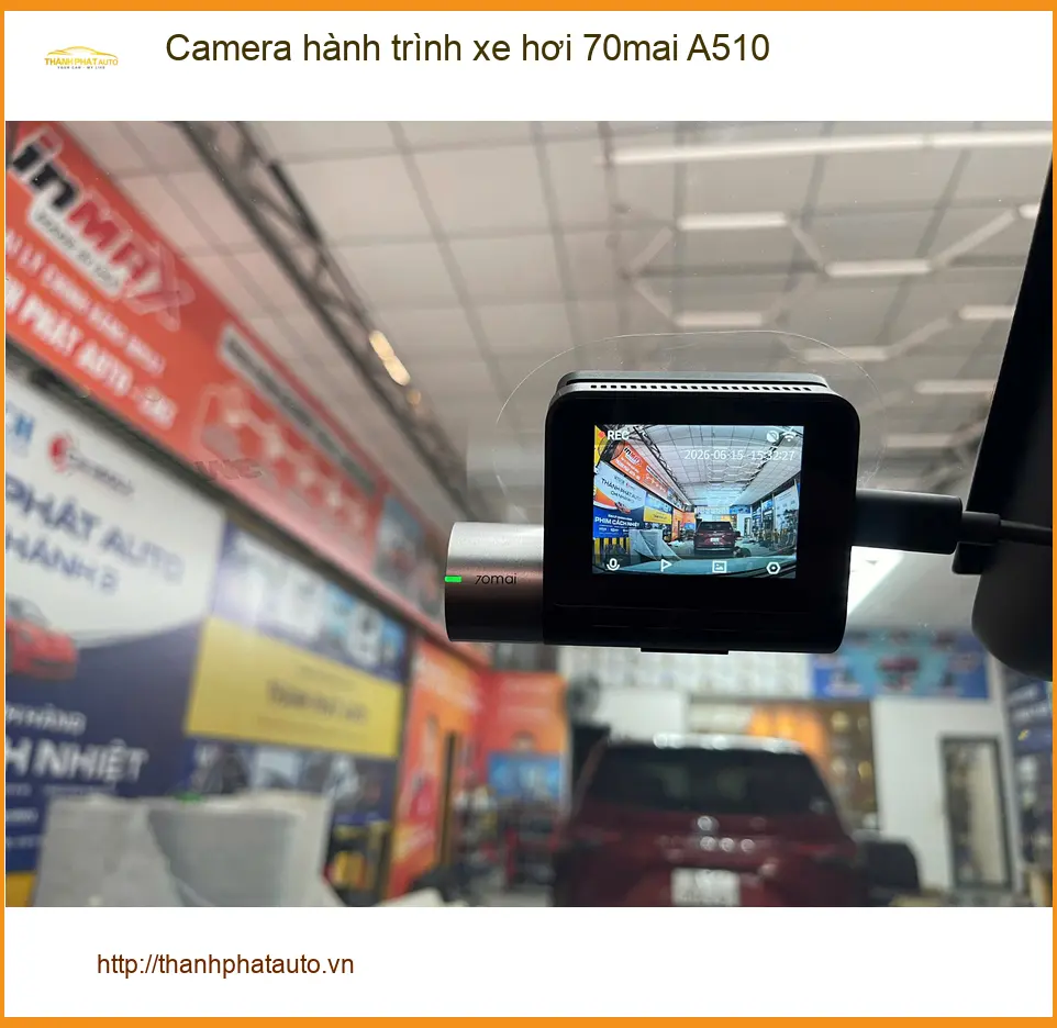 Anh Quân lắp Camera hành trình xe hơi 70mai A510 cho Hyundai Kona tại Quận 1 ảnh thực tế 5