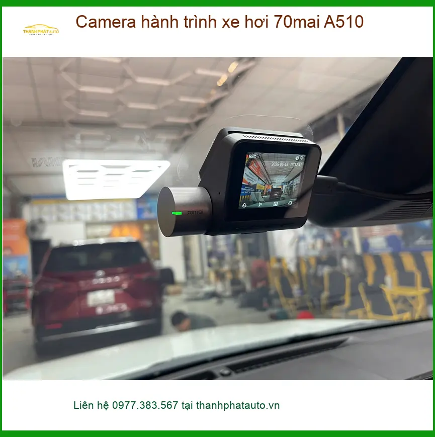 Anh Duy lắp camera hành trình 70mai A510 cho Honda CRV tại Thủ Đức