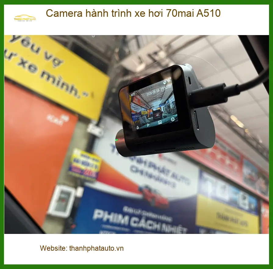 Anh Duy lắp camera hành trình 70mai A510 cho Honda CRV tại Thủ Đức ảnh thực tế 3