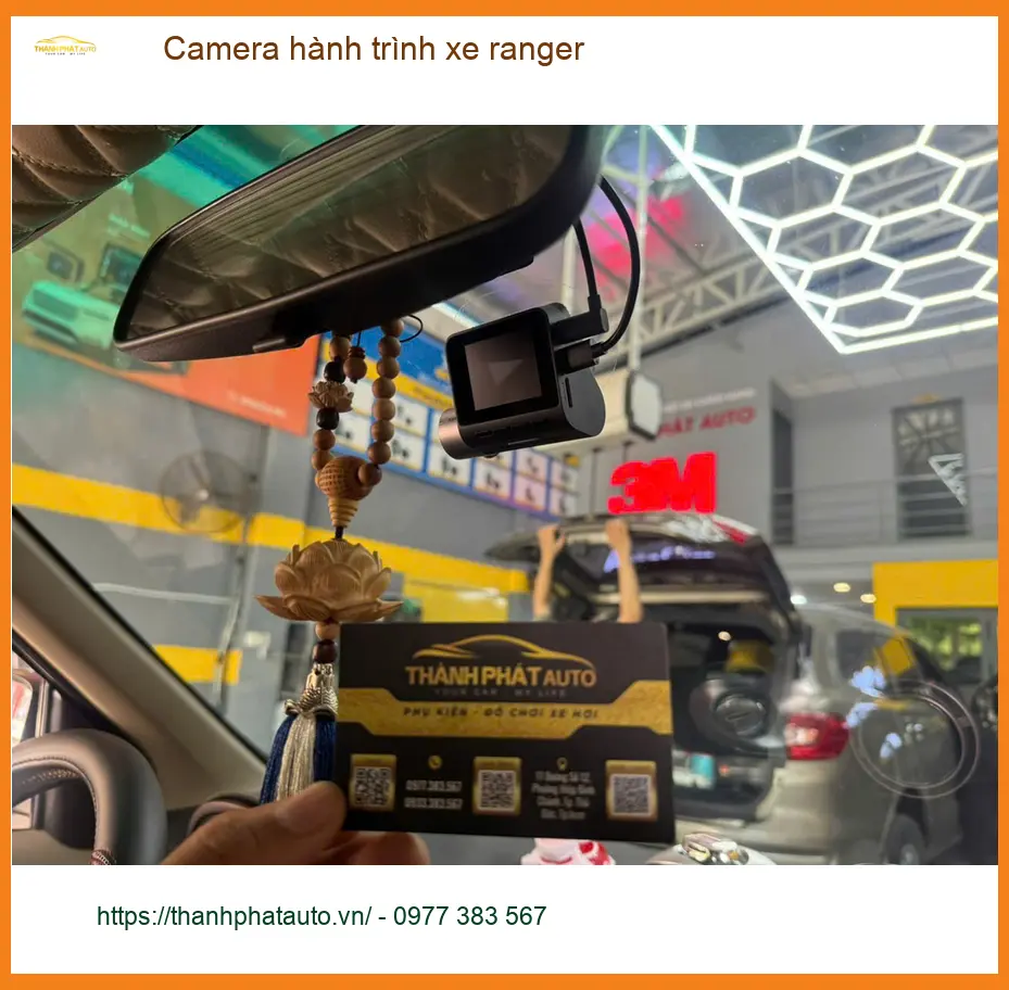 Anh Quốc Anh lắp Camera hành trình Ford Ranger chính hãng tại Quận Gò Vấp ảnh thực tế 3