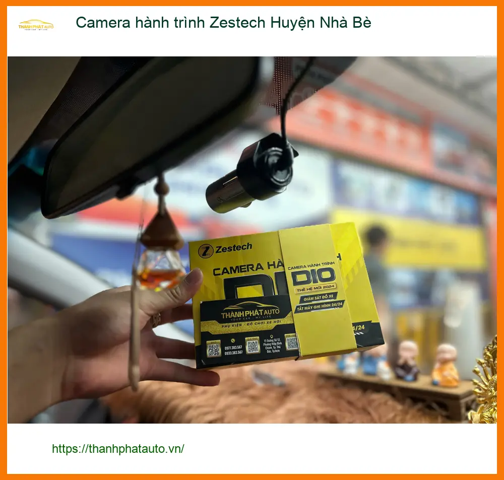 Địa Chỉ Lắp Camera Hành Trình Ô Tô Zestech Tại Huyện Nhà Bè - Giá Tốt TPHCM ảnh thực tế 2