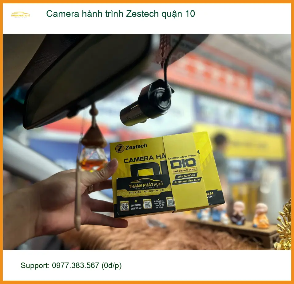 Dịch Vụ Lắp Camera Hành Trình Ô Tô hành trình Zestech quận 10 - Giá Tốt TPHCM ảnh thực tế 2
