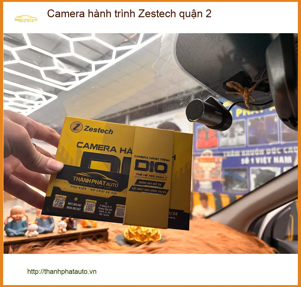 Địa Chỉ Lắp Camera Hành Trình Ô Tô Zestech Tại Quận 2 - Giá Tốt TPHCM ảnh thực tế 2