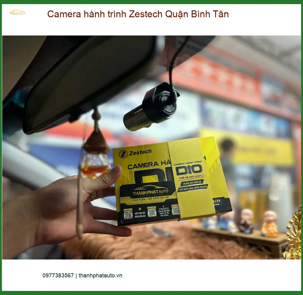 Địa Chỉ Lắp Camera Hành Trình Ô Tô Zestech Tại Quận Bình Tân - Lắp Đặt Uy Tín TPHCM ảnh thực tế 3