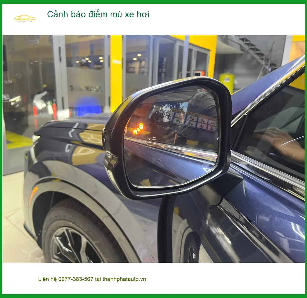 Anh Minh lắp cảnh báo điểm mù xe Hyundai Accent tại Quận 12 đảm bảo an toàn khi chuyển làn ảnh thực tế 5