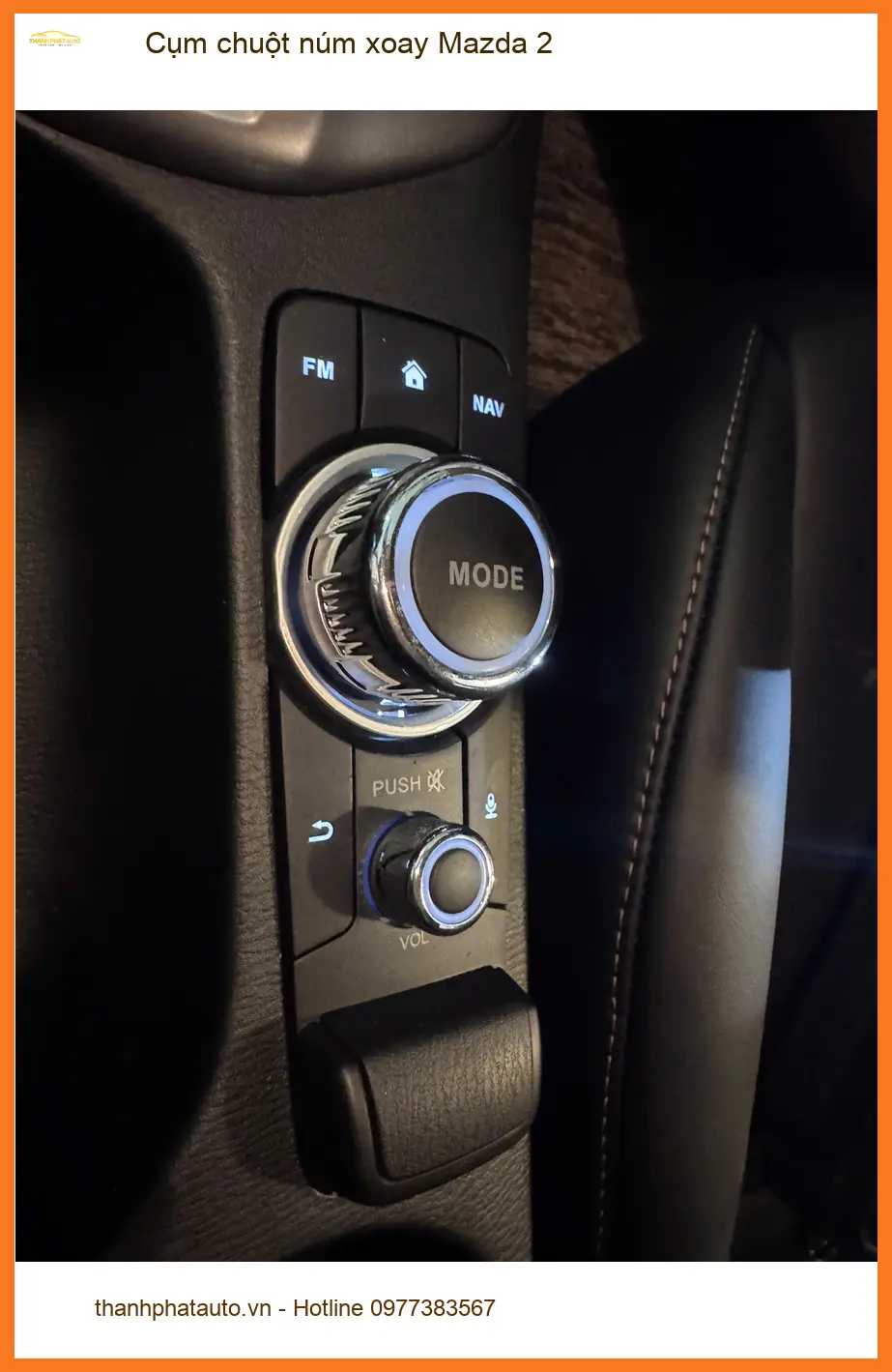 Anh Khang thay cụm chuột núm xoay Mazda 2 tại Hóc Môn vì núm zin bị trượt ảnh thực tế 2