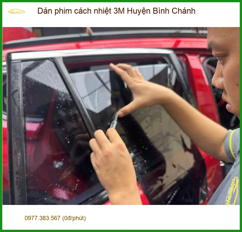 Trung Tâm Dán Phim Cách Nhiệt Ô Tô phim cách nhiệt 3M Huyện Bình Chánh - Giá Tốt TPHCM ảnh thực tế 2