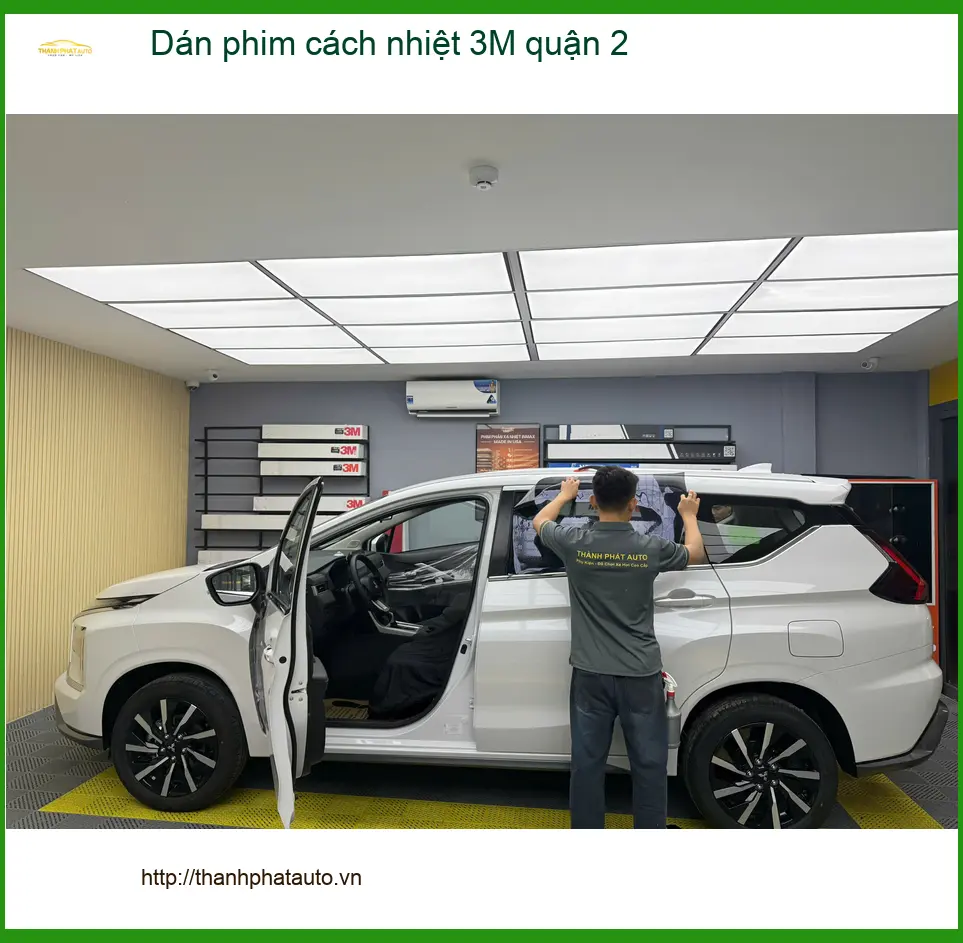 Nơi Dán Phim Cách Nhiệt Ô Tô phim cách nhiệt 3M quận 2 - Giá Tốt TPHCM ảnh thực tế 2