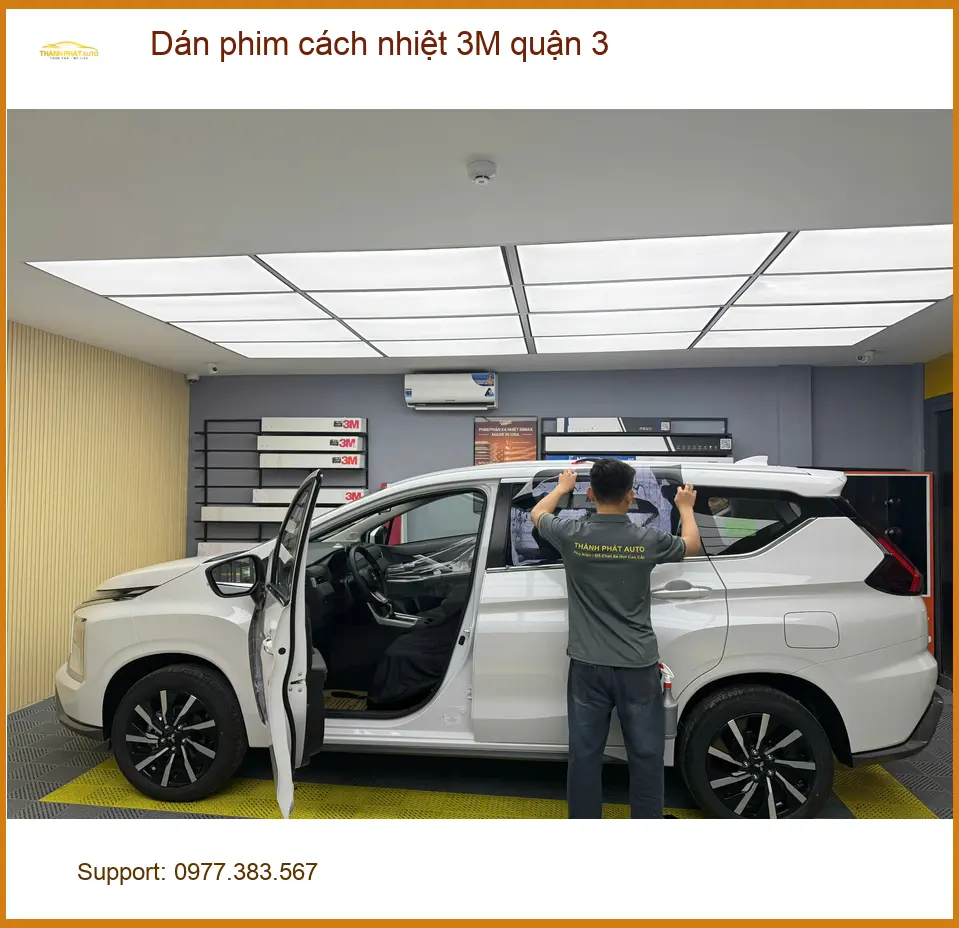Nơi Dán Phim Cách Nhiệt Ô Tô phim cách nhiệt 3M quận 3 - Giá Tốt TPHCM