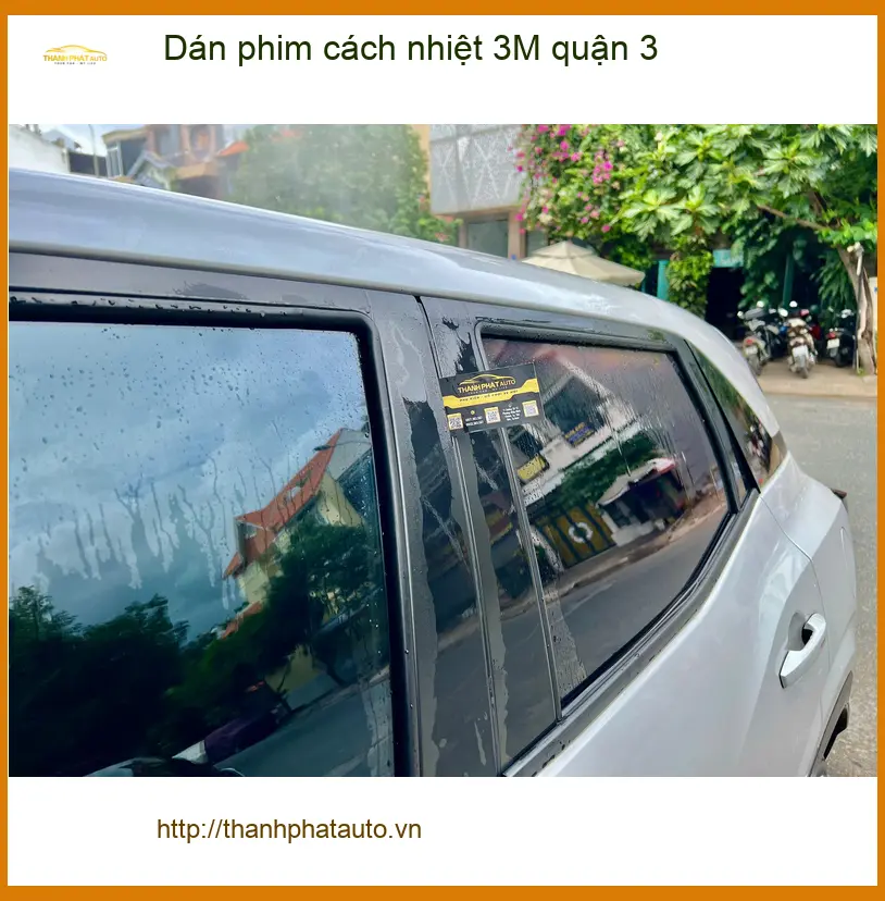 Nơi Dán Phim Cách Nhiệt Ô Tô phim cách nhiệt 3M quận 3 - Giá Tốt TPHCM ảnh thực tế 2
