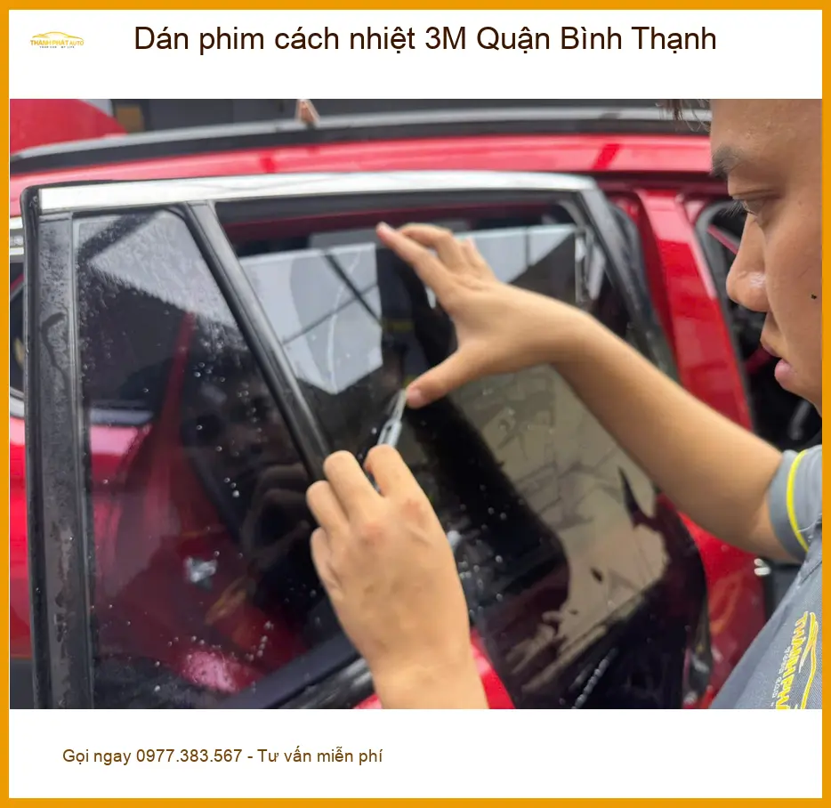 Nơi Dán Phim Cách Nhiệt Ô Tô phim cách nhiệt 3M Quận Bình Thạnh - Giá Tốt TPHCM ảnh thực tế 3