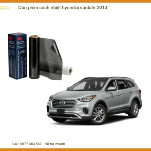 Dán Phim Cách Nhiệt Hyundai SantaFe 2013 - Trung Tâm Lắp Đặt Uy Tín TPHCM