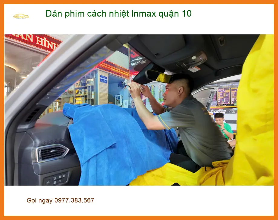 Nơi Dán Phim Cách Nhiệt Ô Tô phim cách nhiệt Inmax quận 10 - Giá Tốt TPHCM ảnh thực tế 2