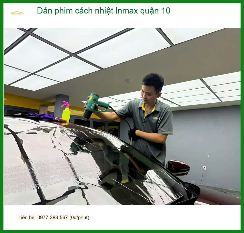 Nơi Dán Phim Cách Nhiệt Ô Tô phim cách nhiệt Inmax quận 10 - Giá Tốt TPHCM ảnh thực tế 3