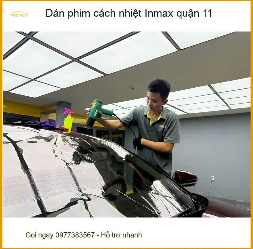 Nơi Dán Phim Cách Nhiệt Ô Tô phim cách nhiệt Inmax quận 11 - Giá Tốt TPHCM ảnh thực tế 2