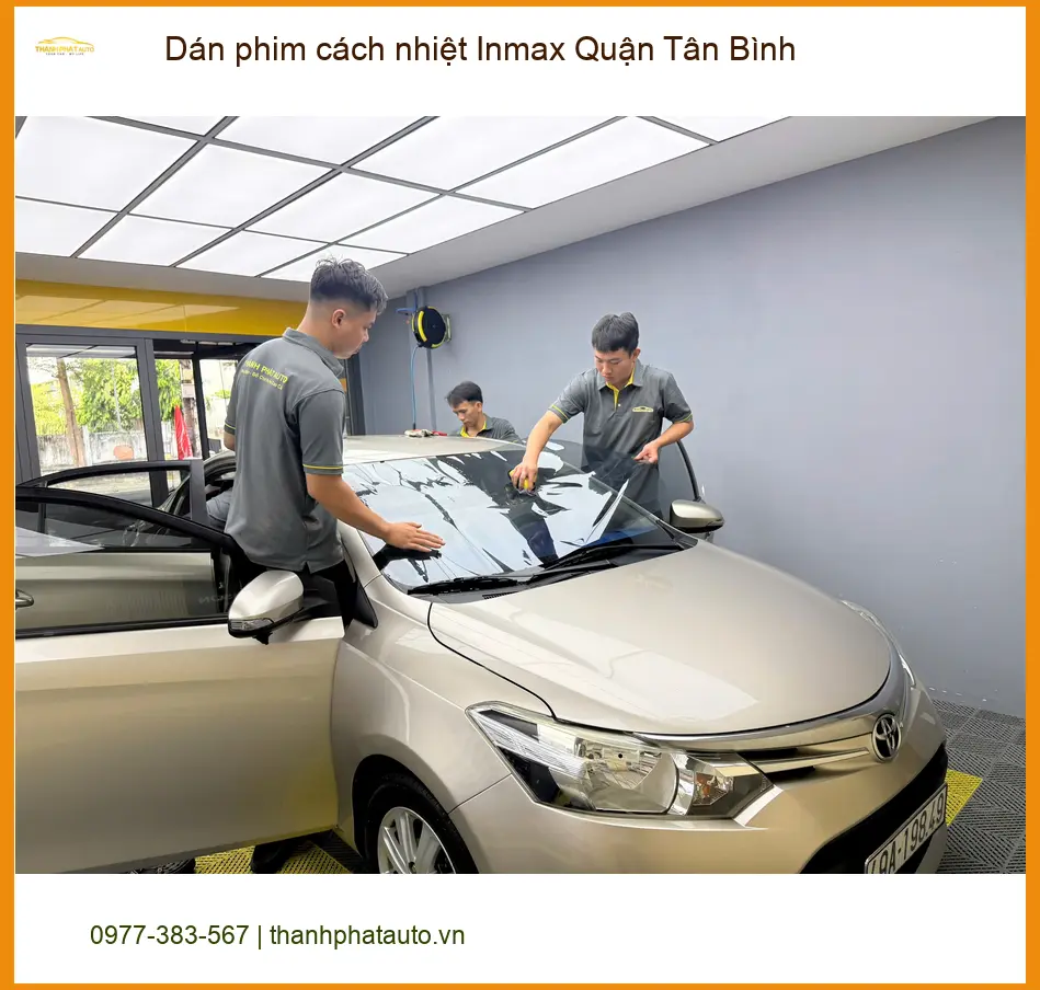 Địa Chỉ Dán Phim Cách Nhiệt Inmax Ô Tô Quận Tân Bình - Lắp Đặt Uy Tín TPHCM ảnh thực tế 2