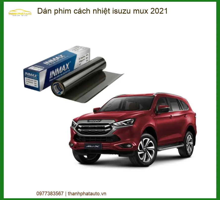 Dán Phim Cách Nhiệt Isuzu Mu-X 2021 - Địa Chỉ Lắp Đặt Uy Tín TPHCM