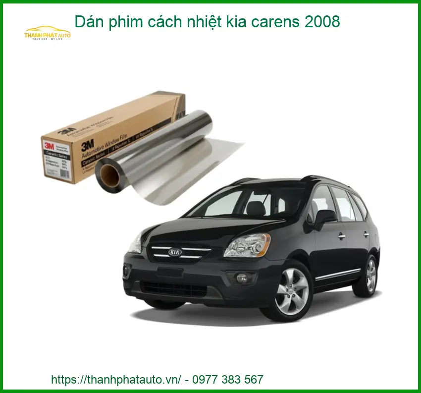 Dán Phim Cách Nhiệt Kia Carens 2008 - Địa Chỉ Lắp Đặt Chính Hãng TPHCM