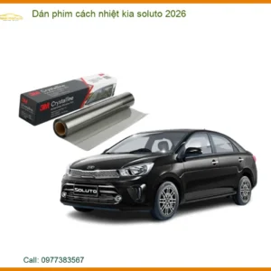 Dán Phim Cách Nhiệt Kia Soluto - Nơi Lắp Đặt Chính Hãng TPHCM