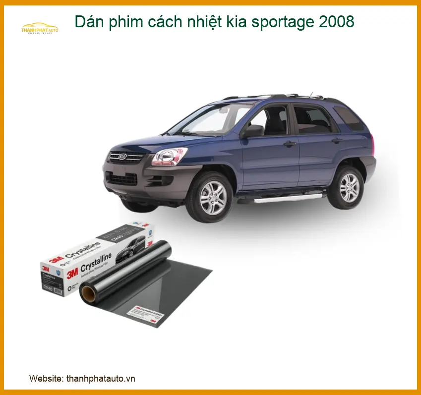 Dán Phim Cách Nhiệt Kia Sportage 2008 - Trung Tâm Lắp Đặt Chính Hãng Uy Tín TPHCM