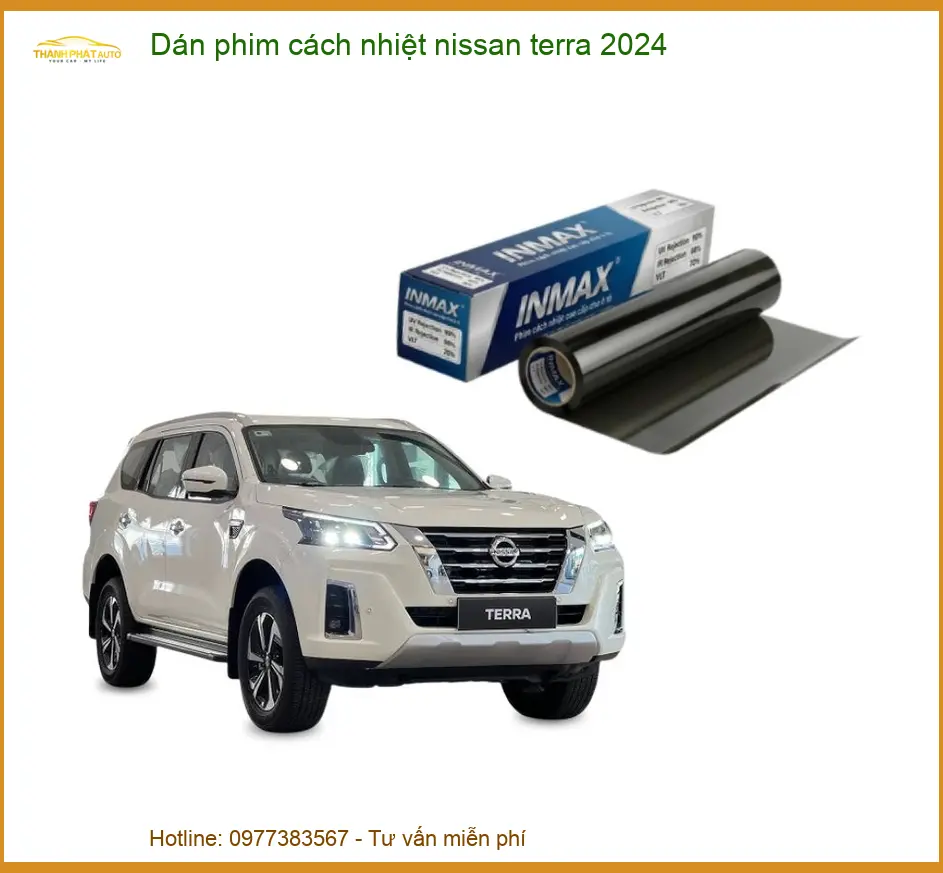 Dán Phim Cách Nhiệt Nissan Terra 2024 - Trung Tâm Lắp Đặt Uy Tín TPHCM