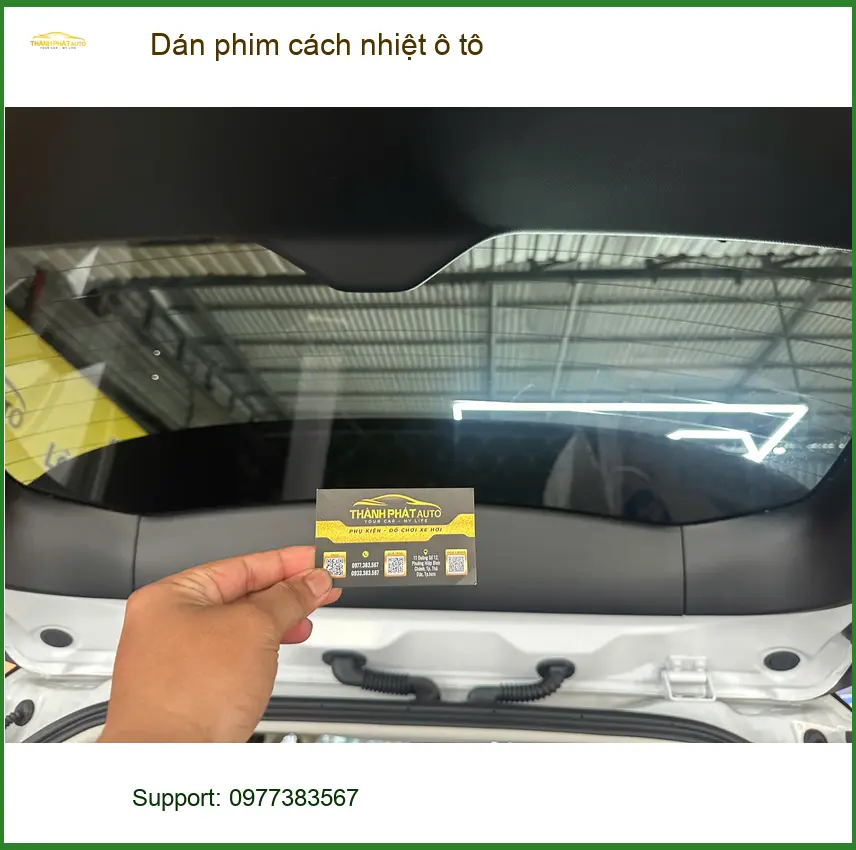 Anh Đạt dán phim cách nhiệt ô tô Toyota Vios Quận Phú Nhuận chống nóng.