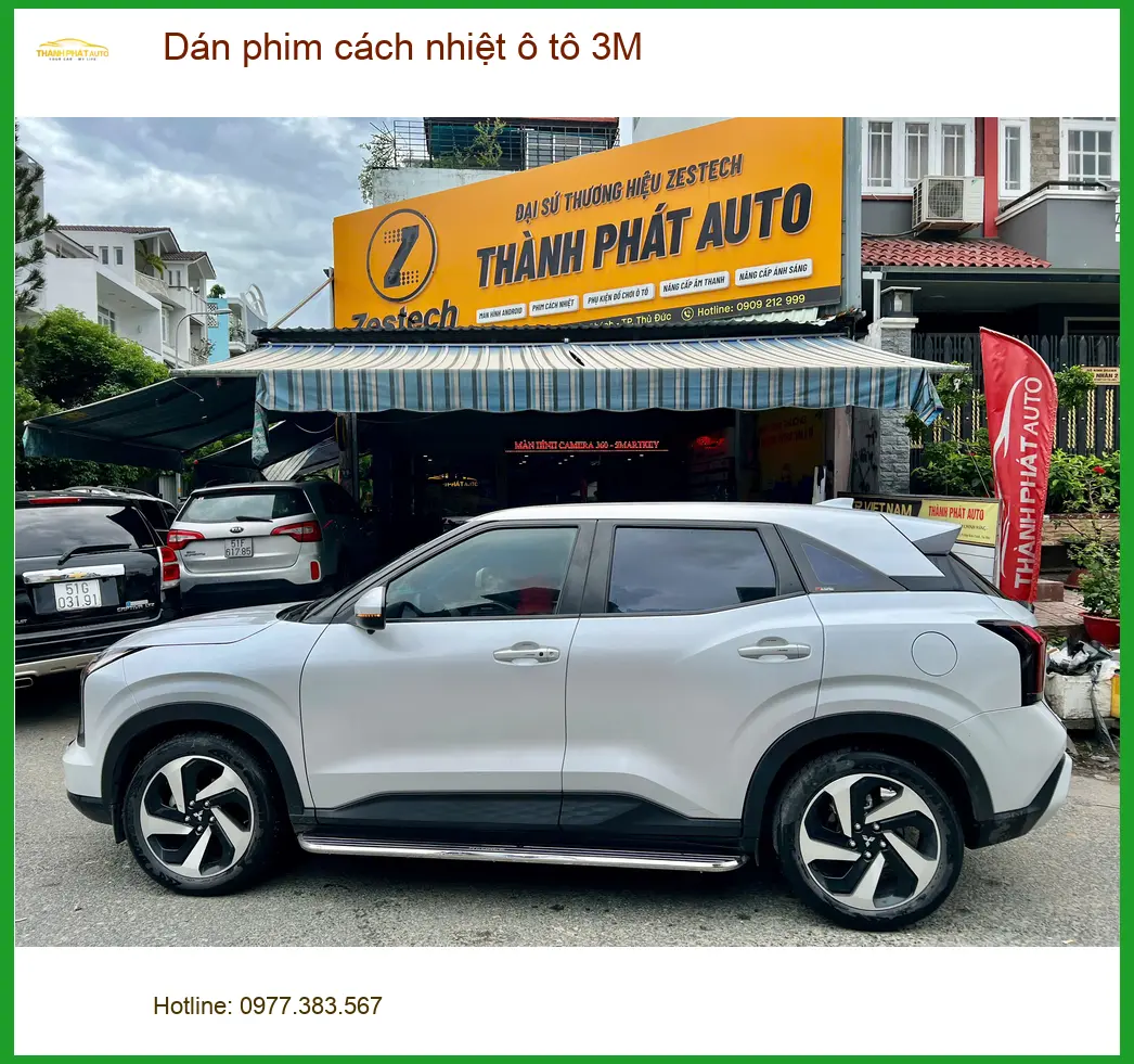 Anh Kiên dán phim cách nhiệt 3M cho Hyundai Creta tại Quận Tân Bình tránh nóng hè ảnh thực tế 2
