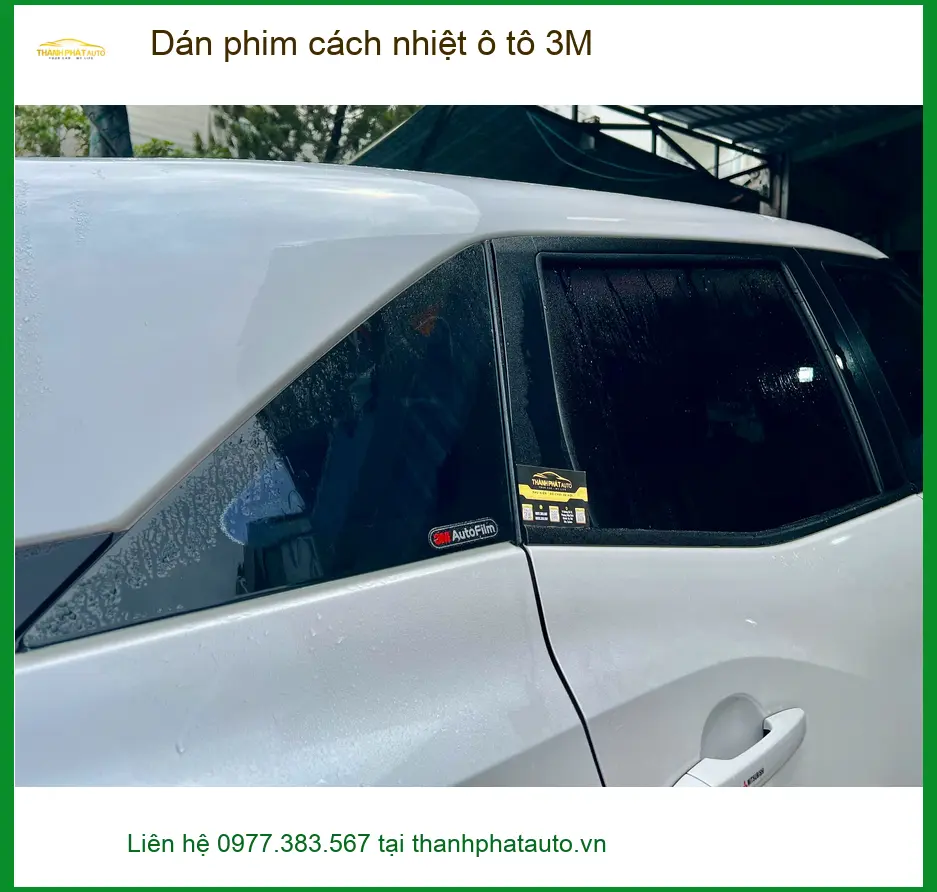 Chị Thảo dán phim 3M cho Hyundai Accent tại Quận 8 để chống nóng mùa hè ảnh thực tế 4