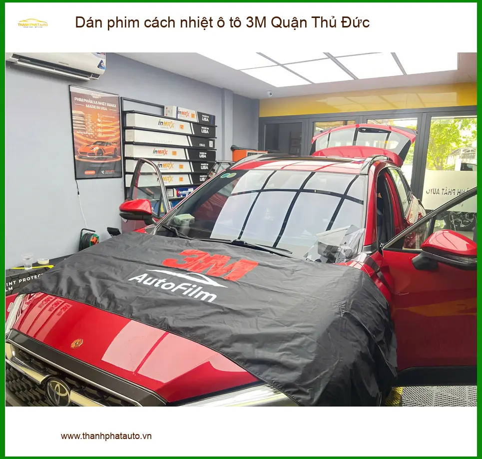 Trung Tâm Dán Phim Cách Nhiệt Ô Tô 3M Quận Thủ Đức - Thi Công Chuyên Nghiệp ảnh thực tế 2