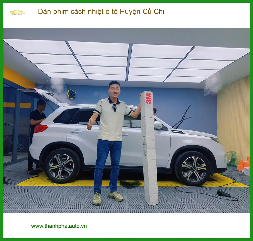 Trung Tâm Dán phim cách nhiệt ô tô Huyện Củ Chi - Lắp Đặt Uy Tín TPHCM ảnh thực tế 3