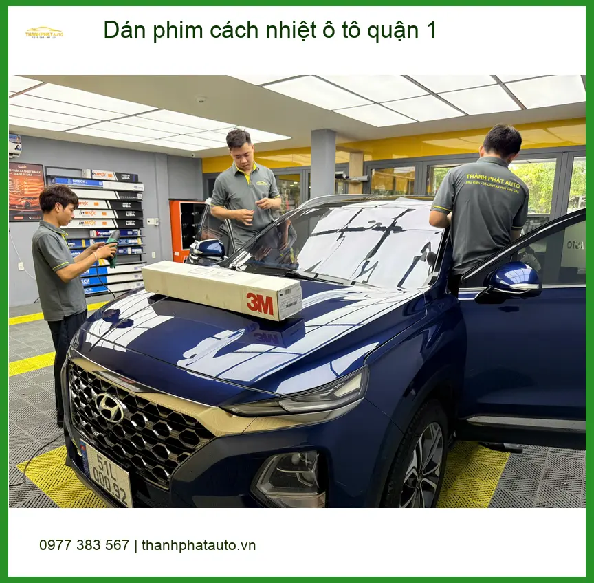 Dịch Vụ Dán Phim Cách Nhiệt Ô Tô tại Quận 1 - Thi Công Chuyên Nghiệp ảnh thực tế 2