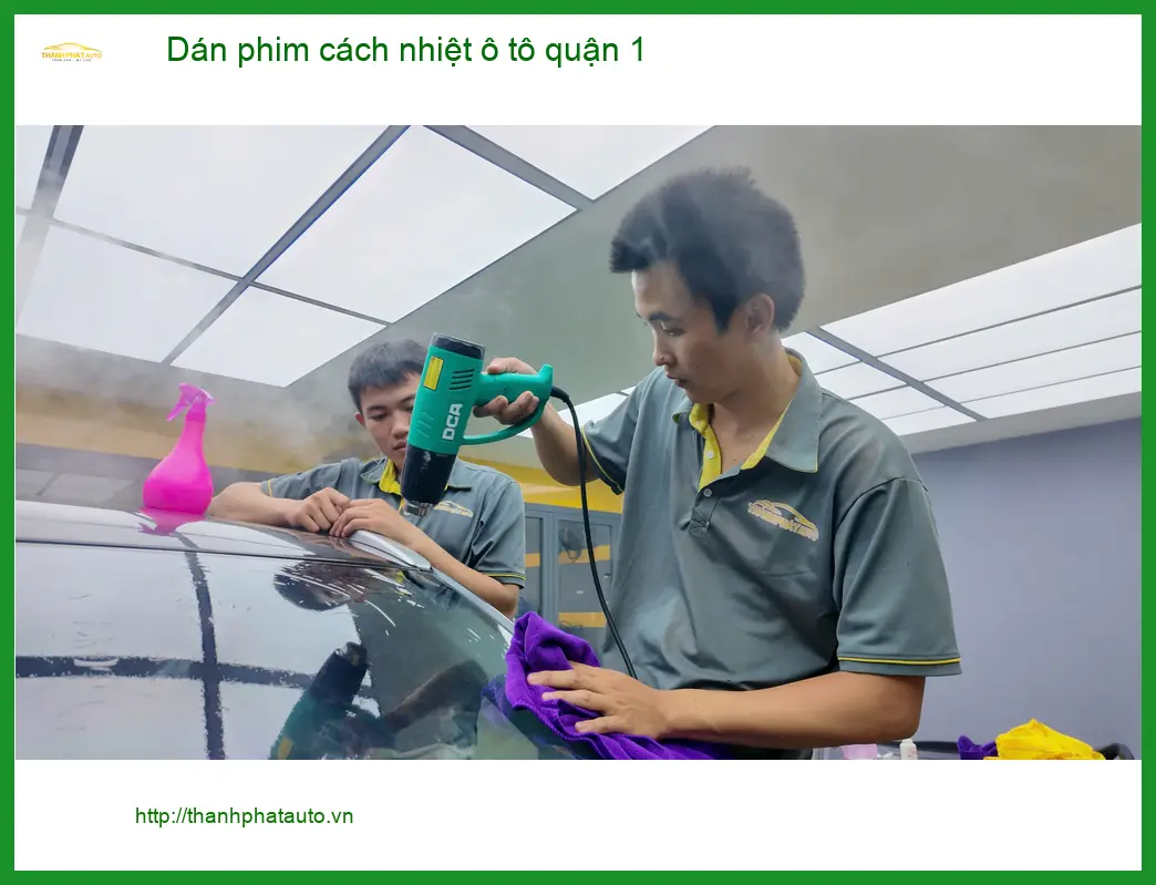 Dịch Vụ Dán Phim Cách Nhiệt Ô Tô tại Quận 1 - Thi Công Chuyên Nghiệp ảnh thực tế 3