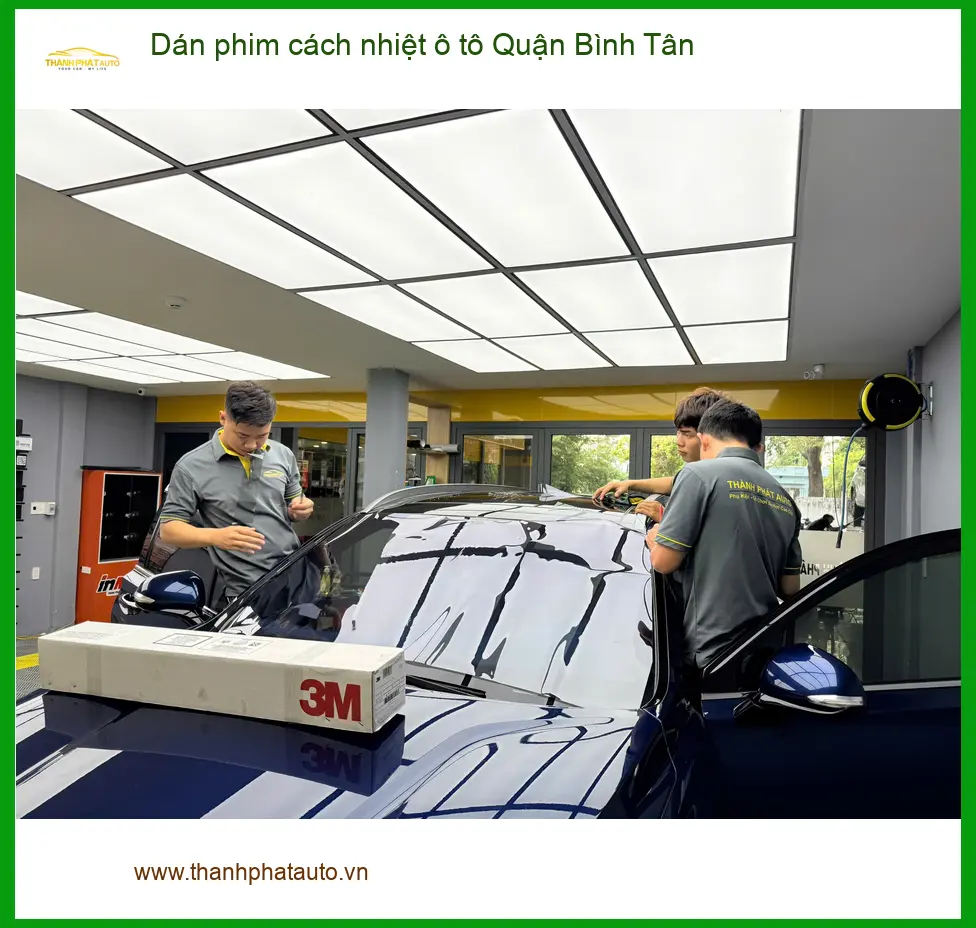 Địa Chỉ Dán Phim Cách Nhiệt Ô Tô Quận Bình Tân - Lắp Đặt Uy Tín TPHCM ảnh thực tế 2