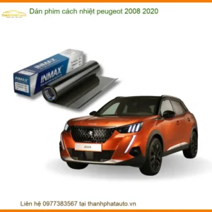 Dán Phim Cách Nhiệt Peugeot 2008 2020 - Địa Chỉ Lắp Đặt Chính Hãng TPHCM