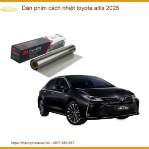 Dán Phim Cách Nhiệt Toyota Altis - Trung Tâm Lắp Đặt Uy Tín TPHCM