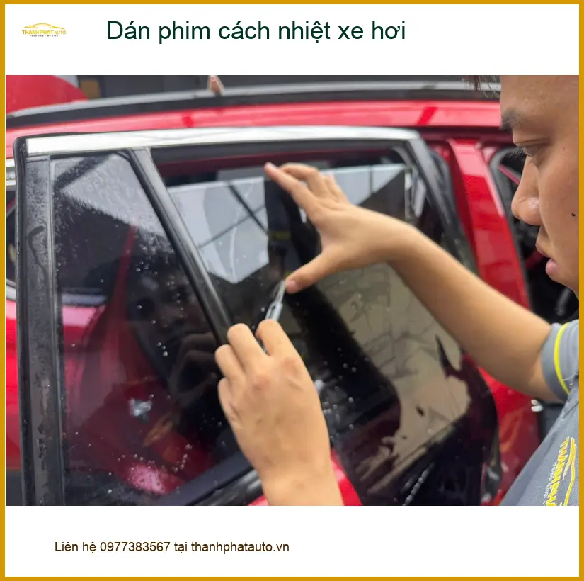Bác Hữu Trí dán phim cách nhiệt xe hơi Toyota Vios tại Quận 12 giảm nóng cho xe ảnh thực tế 5