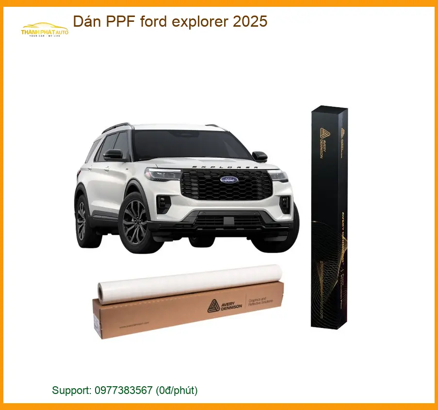 Dán PPF Ford Explorer 2025 - Địa Chỉ Lắp Đặt Uy Tín TPHCM