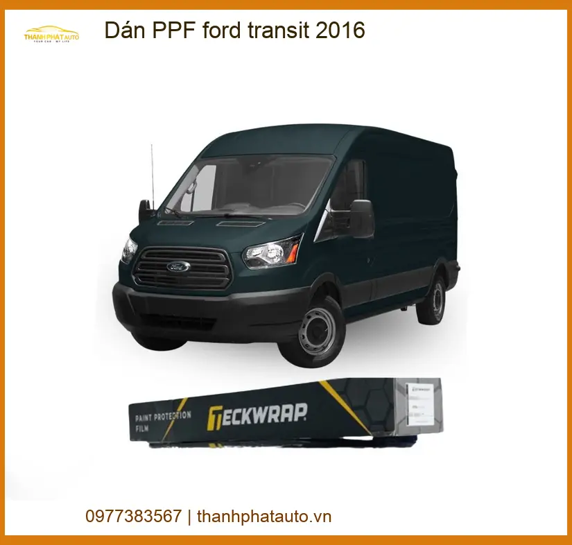 Dán Phim Bảo Vệ Sơn PPF Ford Transit 2016 - Địa Chỉ Thi Công Chính Hãng TPHCM