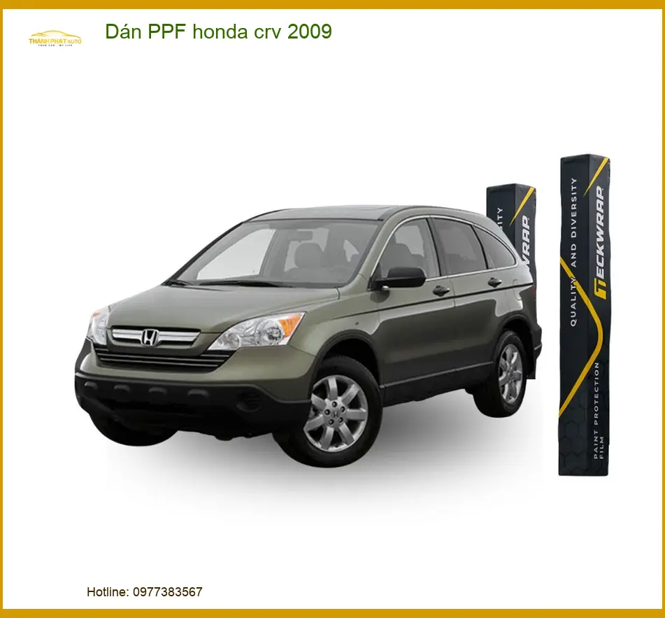 Dán PPF Honda CRV 2009 - Địa Chỉ Lắp Đặt Chính Hãng Uy Tín TPHCM