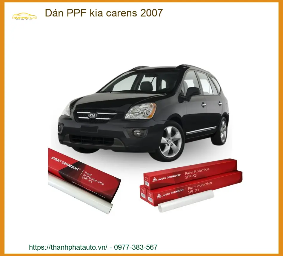Dán PPF Kia Carens 2007 - Trung Tâm Chuyên Lắp Đặt Phim PPF Chính Hãng TPHCM