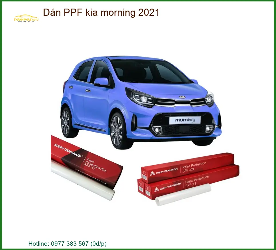 Dán Phim Bảo Vệ Sơn PPF Cho Kia Morning 2021 - Trung Tâm Thi Công Cao Cấp TPHCM