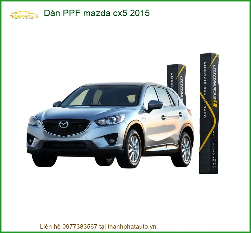 Dán PPF Mazda CX5 2015 - Nơi Thi Công Giá Tốt TPHCM