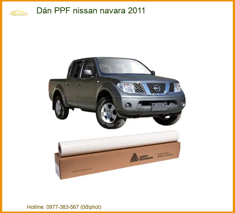 Dán PPF Nissan Navara 2011 - Trung Tâm Thi Công PPF Uy Tín TPHCM