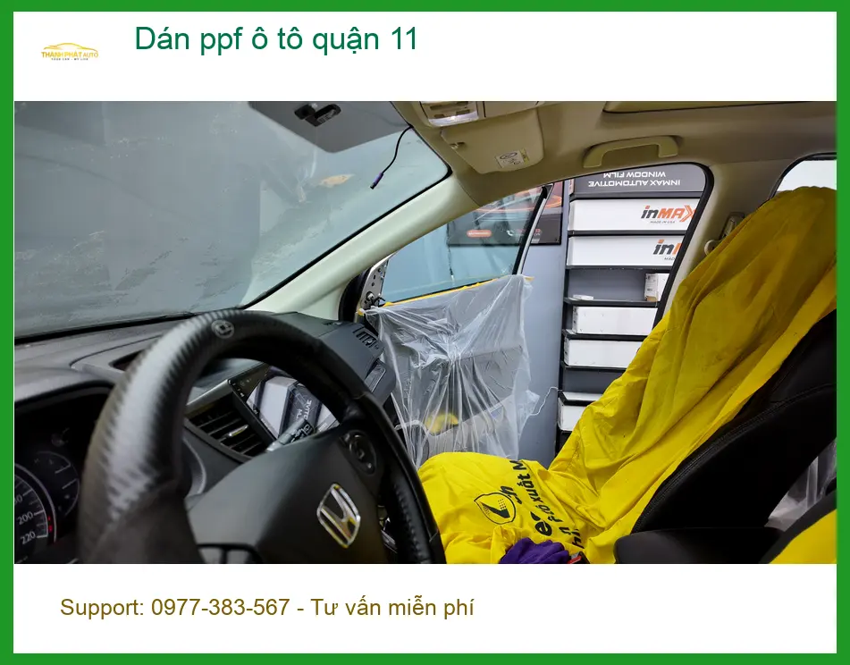 Dịch Vụ Dán PPF Ô Tô ppf ô tô quận 11 - Lắp Đặt Uy Tín TPHCM ảnh thực tế 3