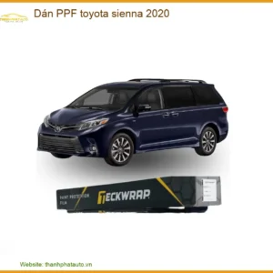 Dán PPF Bảo Vệ Sơn Xe Toyota Sienna 2020 - Trung Tâm Lắp Đặt Uy Tín TPHCM