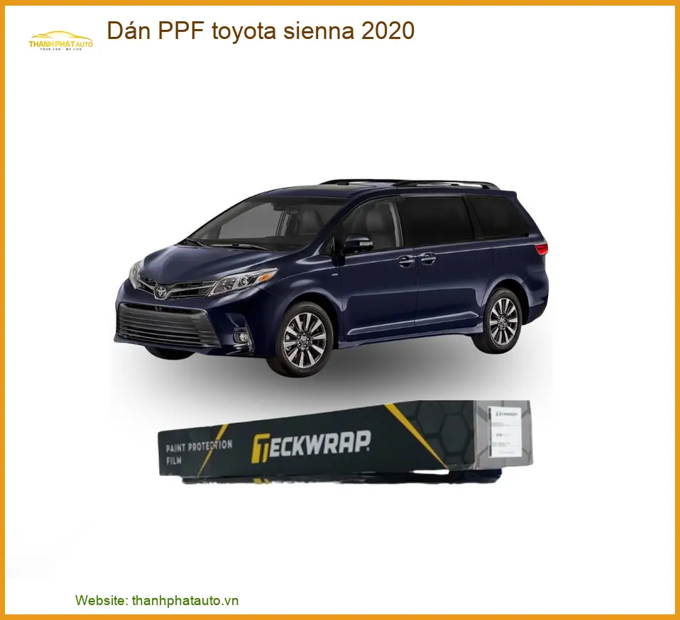 Dán PPF Bảo Vệ Sơn Xe Toyota Sienna 2020 - Trung Tâm Lắp Đặt Uy Tín TPHCM